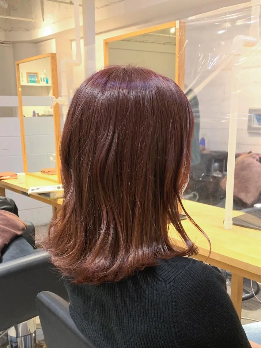 ミディアム カラー ブリーチ ダブルカラー &y〜waito〜 鈴木悠平のヘアスタイル