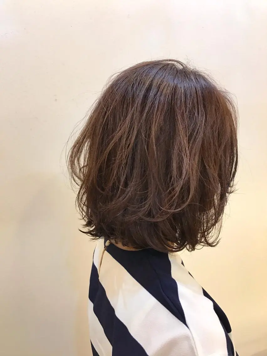 ミディアム カット ヘアカラー パーマ トリートメント 🌿大内雅斗 🌿韓国ヘアのヘアスタイル