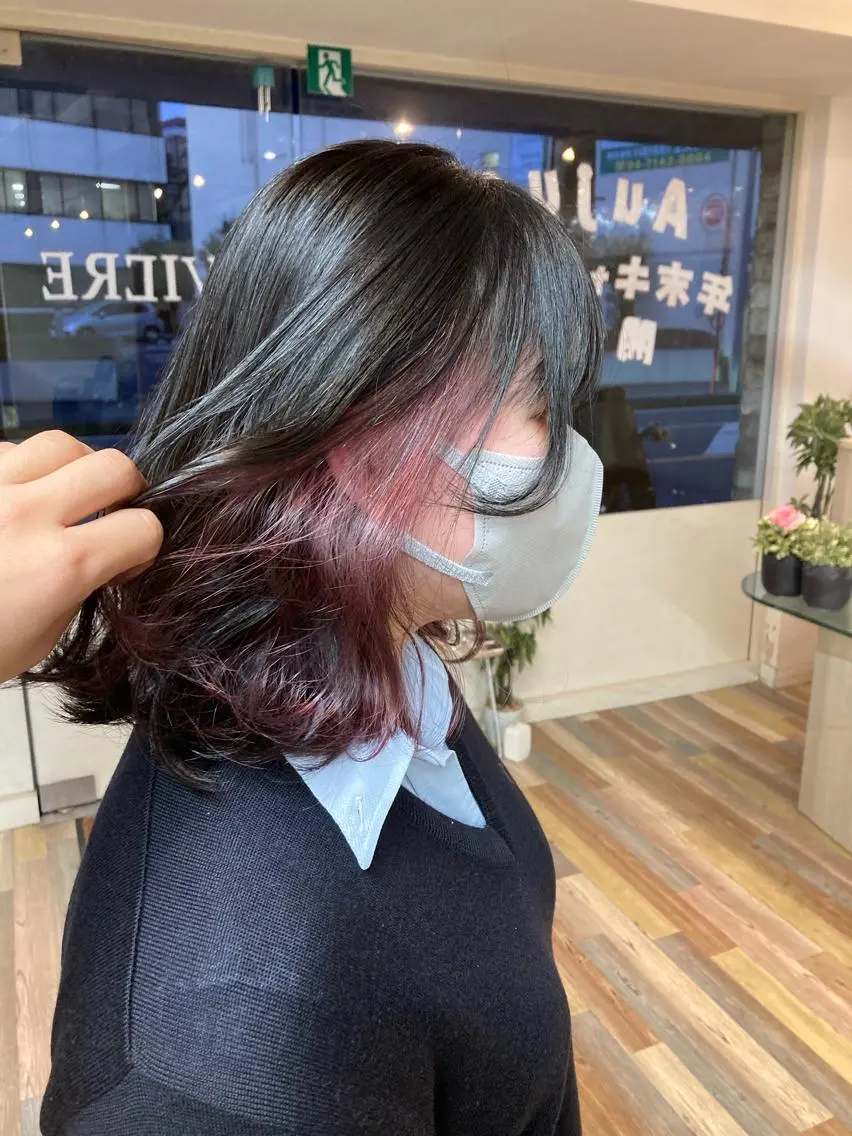 ミディアム カラー カット ヘアカラー トリートメント ✂️似合わせの魔術師 石田一樹✂️のヘアスタイル