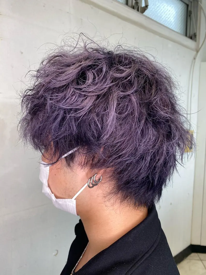 カラー シルバー ヘアカラー 井村 太一のヘアスタイル