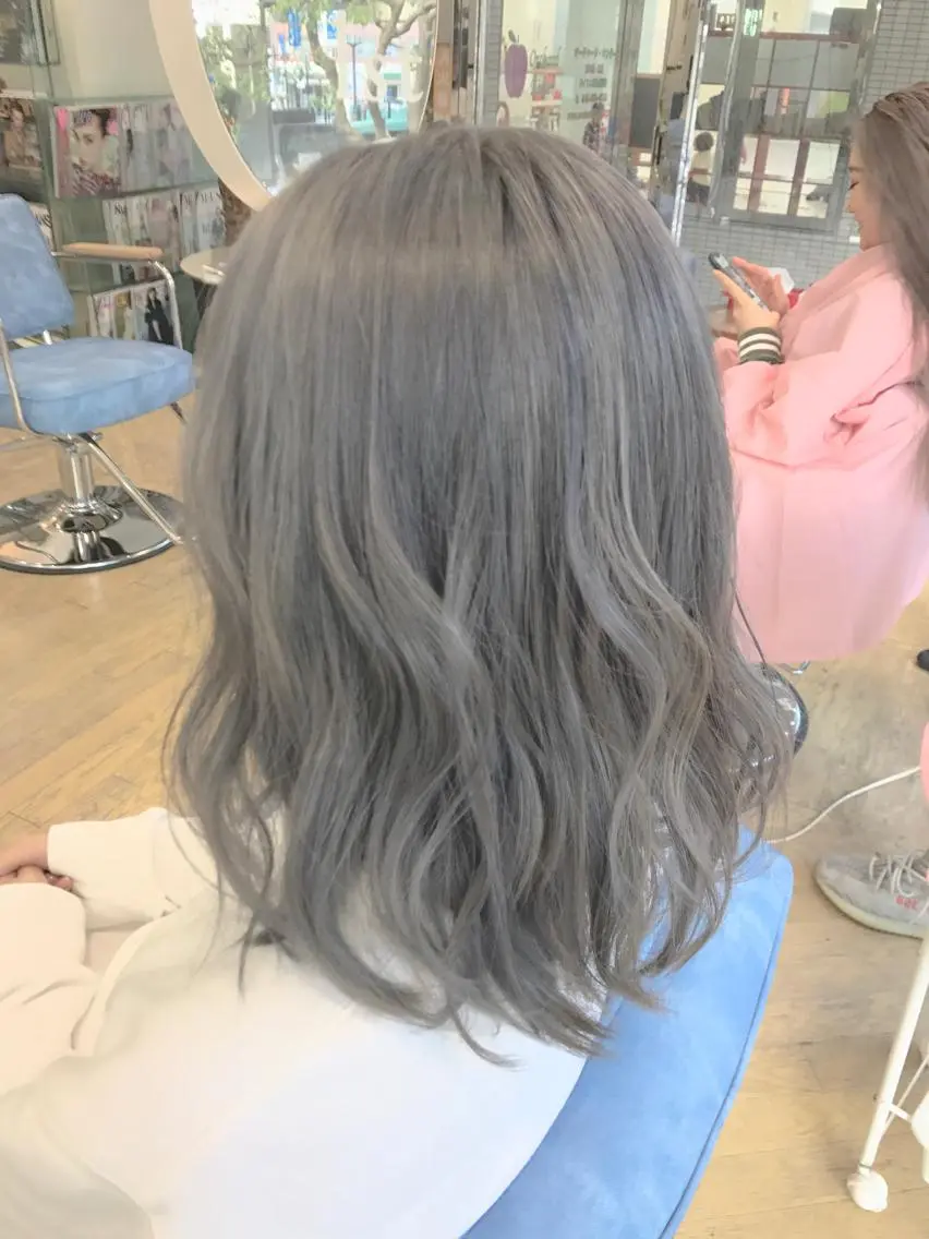 ミディアム カラー カット トリートメント 松井 敬太郎のヘアスタイル