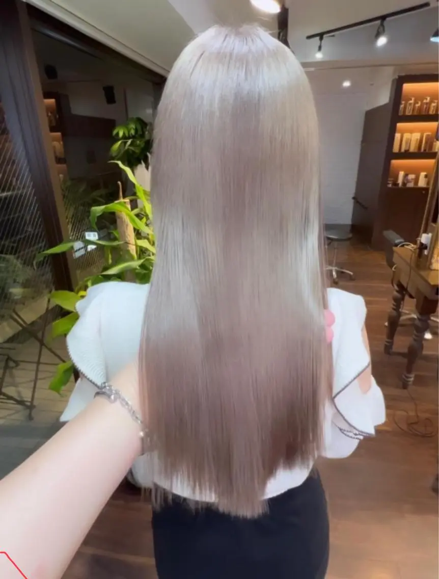 ロング カラー ブリーチ ダブルカラー ハイトーンカラー イルミナカラー インナーカラー 🧡色落ちまで2度 楽しめる🧡ヨシキのヘアスタイル