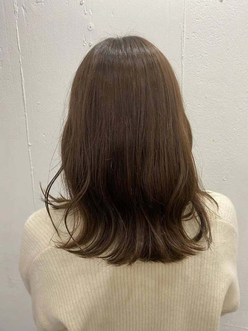 カラー カット ヘアカラー トリートメント 透明感カラー名駅 名駅みゆのヘアスタイル