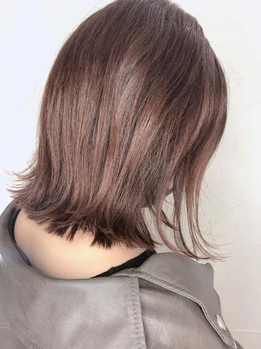 ミディアム カラー ピンクカラー 西山梨々【5/1〜 復帰致します🌼】のヘアスタイル