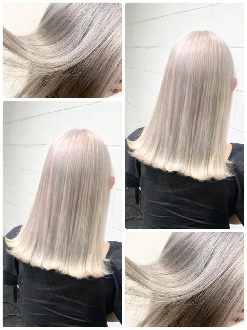 ミディアム カラー ヘアアレンジ メンズ ブリーチ ハイトーン 特化🌈フジタハルキのヘアスタイル