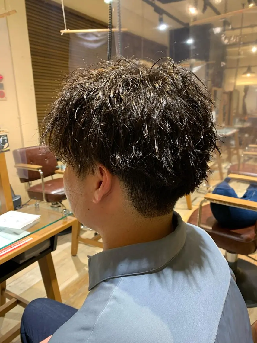 メンズ メンズパーマ 💖クボ モモ💖のヘアスタイル