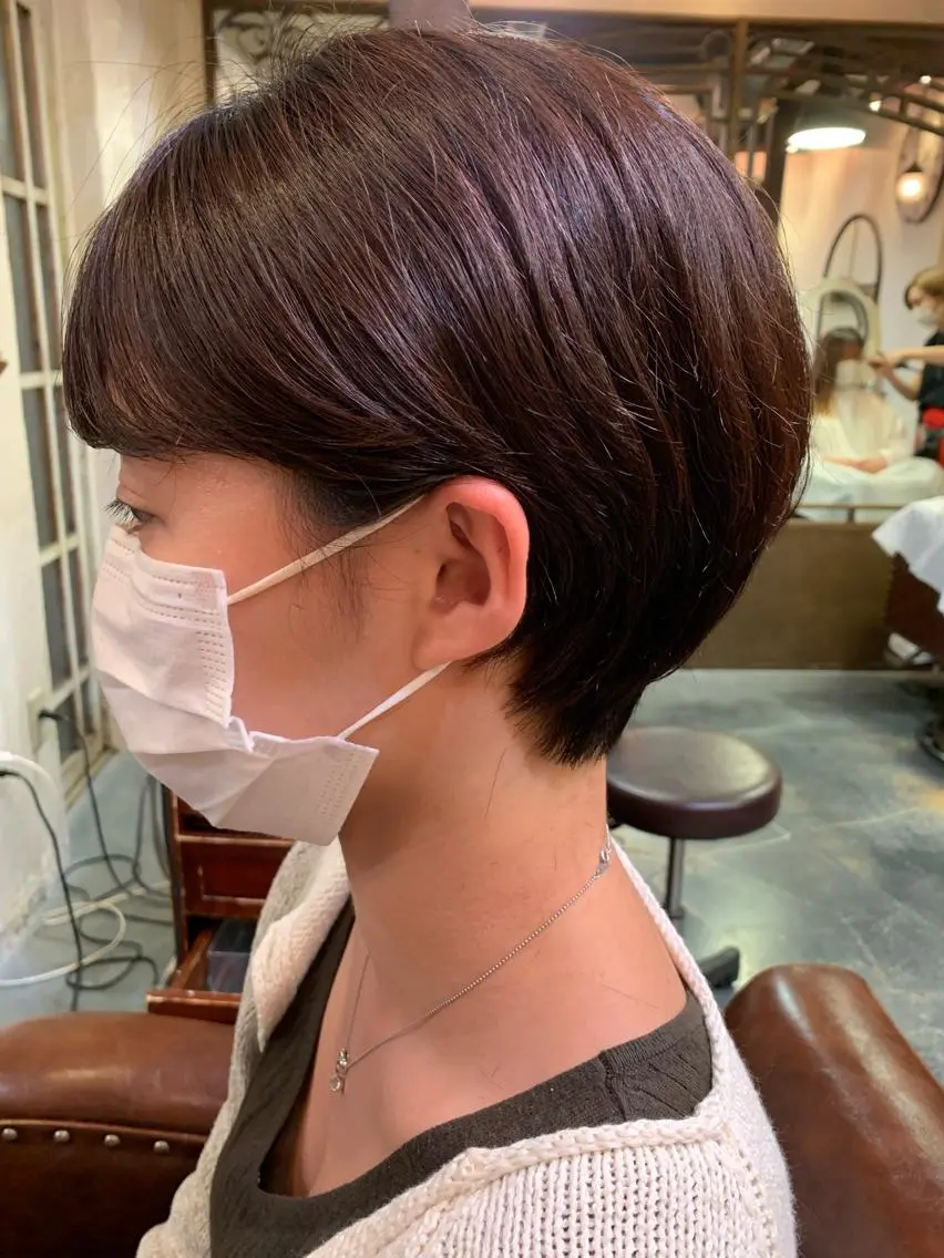ショート メンズ／パーマ ／レディース髪質改善のヘアスタイル
