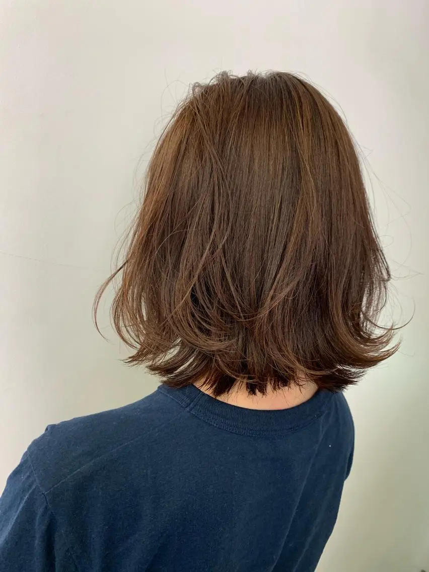 ミディアム カラー ひらやま りょういちのヘアスタイル