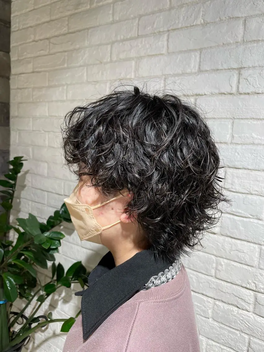 ショート パーマ ショートヘア 小野寺 もものヘアスタイル