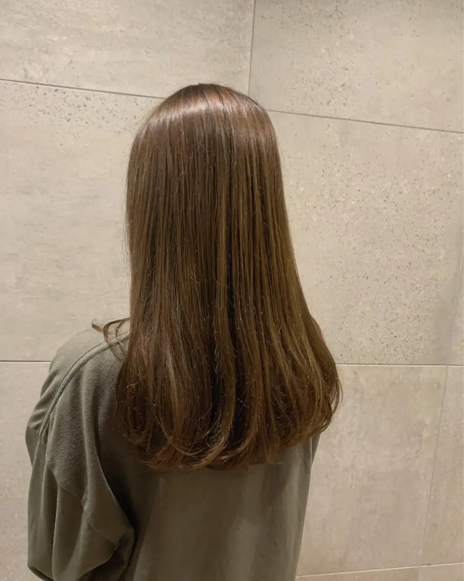ロング アッシュ 増田 晃士のヘアスタイル