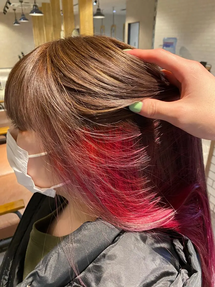 ロング カット ヘアカラー 縮毛矯正 トリートメント ✨透明感カラー ✨カイトのヘアスタイル