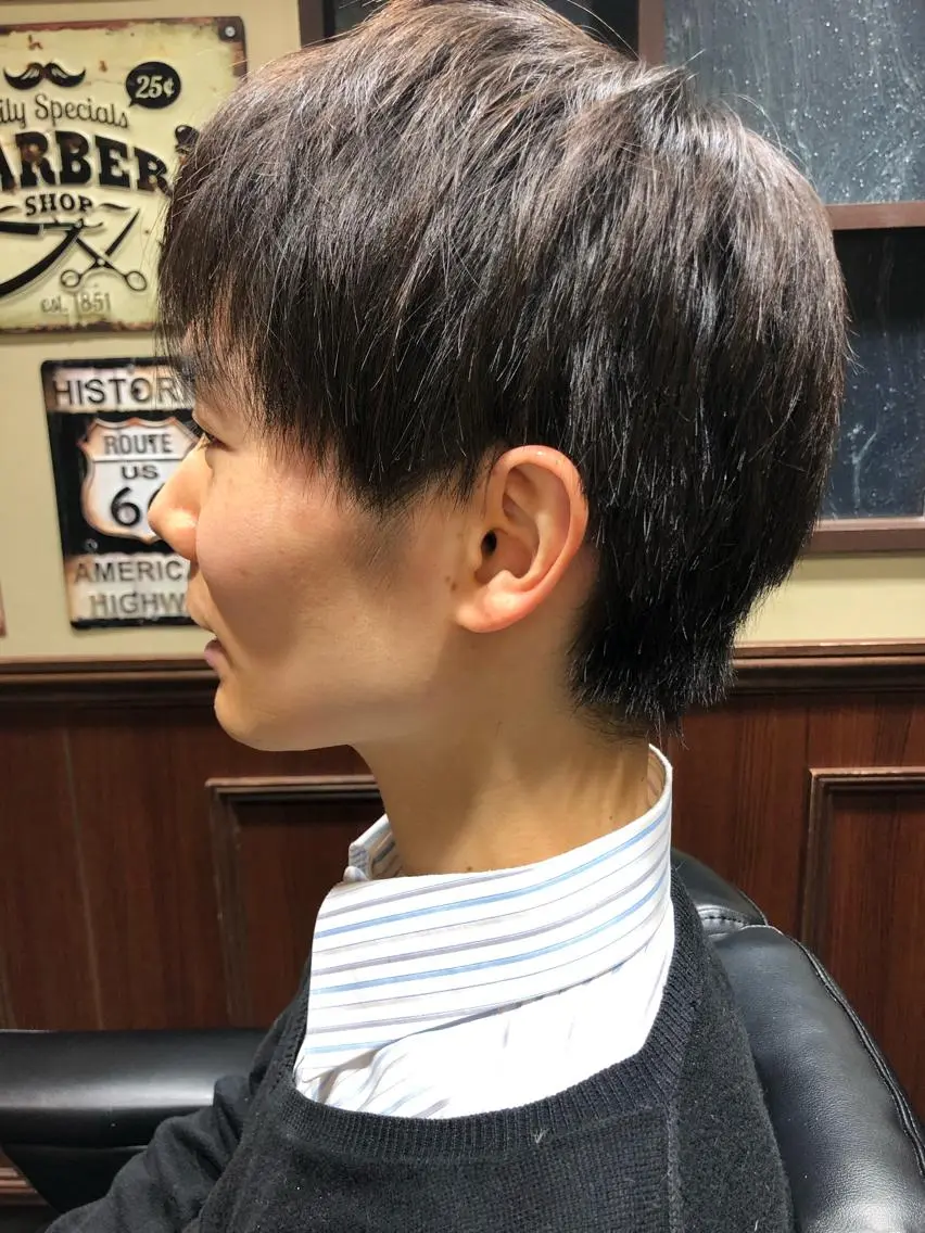 ミディアム メンズ ツーブロック 横浜 カット全般 大槻のヘアスタイル
