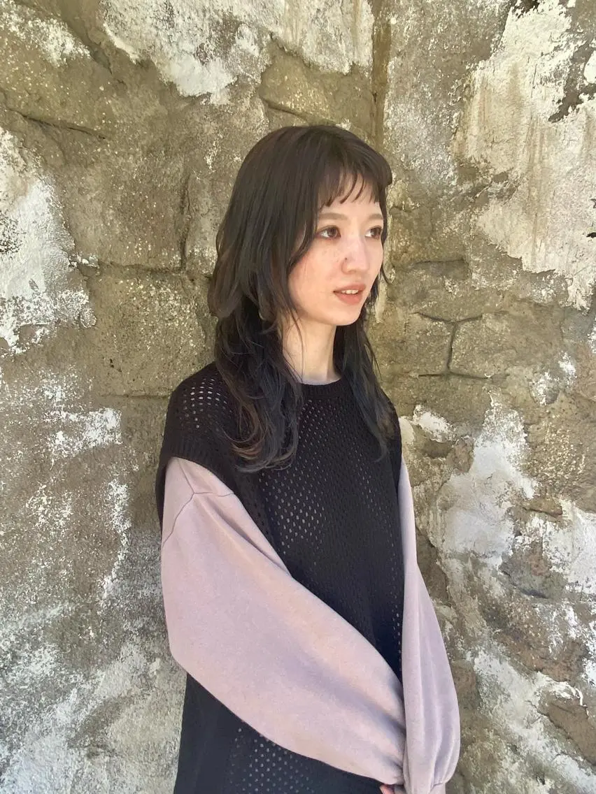 ロング カラー ヘアカラー トリートメント Reir_吉祥寺 バンレイカのヘアスタイル