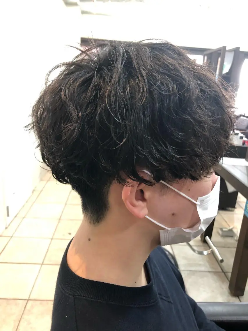 パーマ メンズ カット パーマ カ レラのヘアスタイル