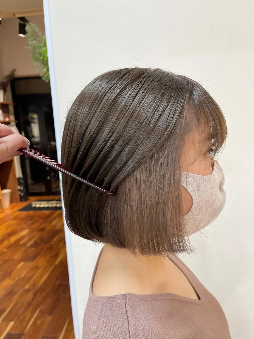 ショート ボブ 西村 和樹のヘアスタイル