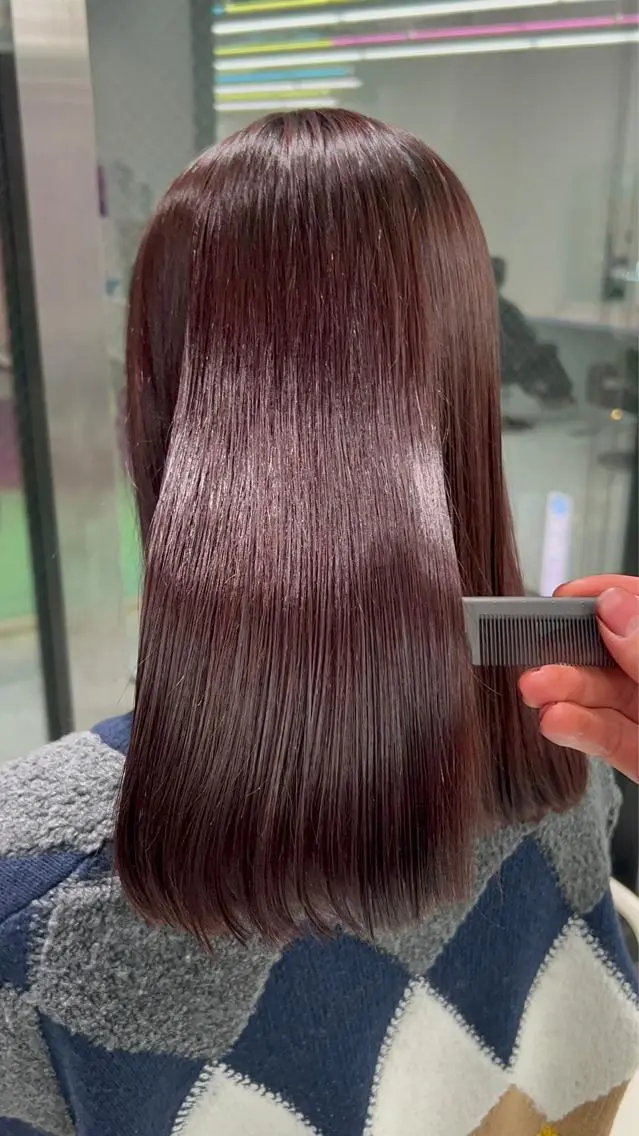 セミロング ‎🤍札幌ハイトーン 🤍シンゴのヘアスタイル
