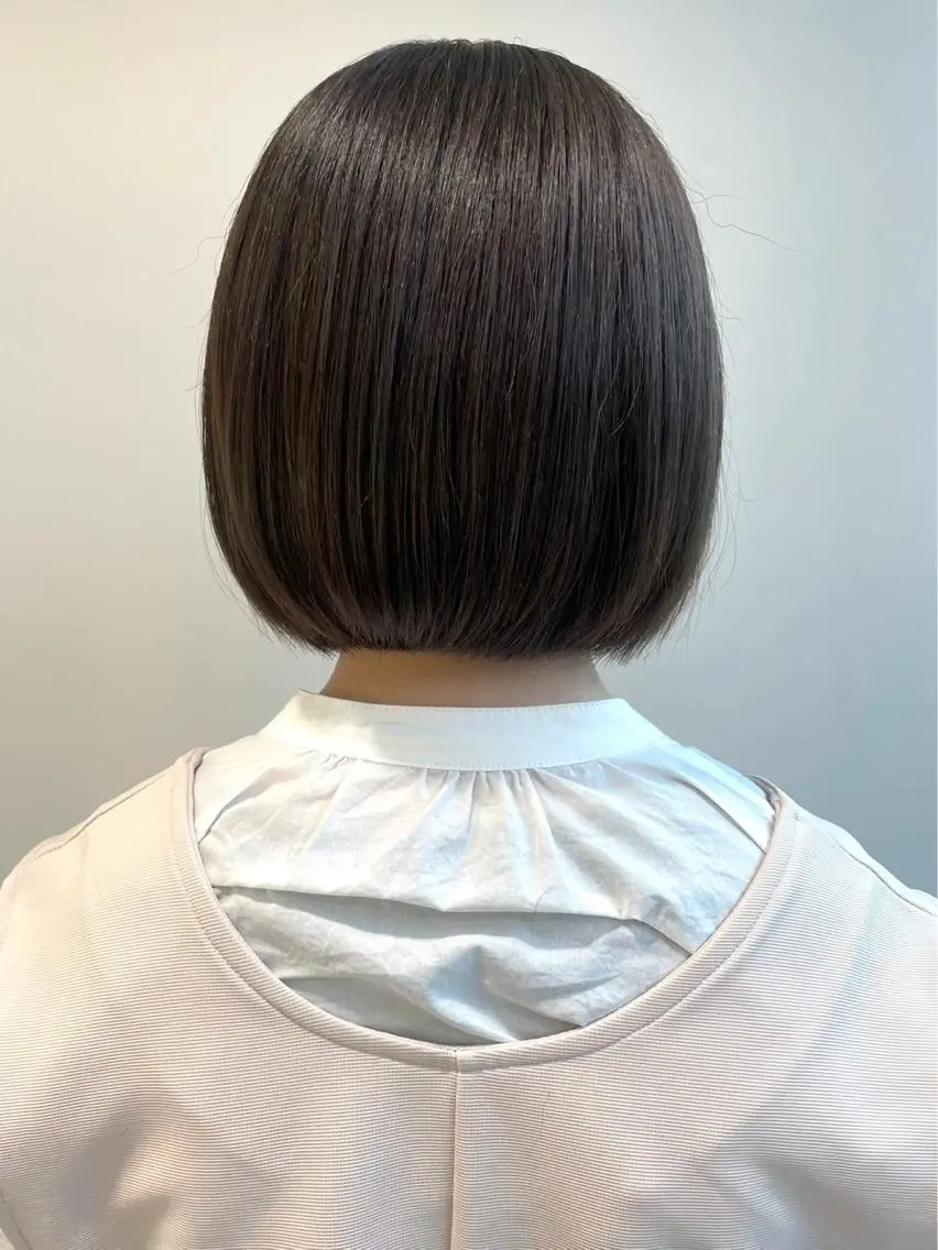 ミディアム 縮毛矯正 三軒茶屋 maoのヘアスタイル
