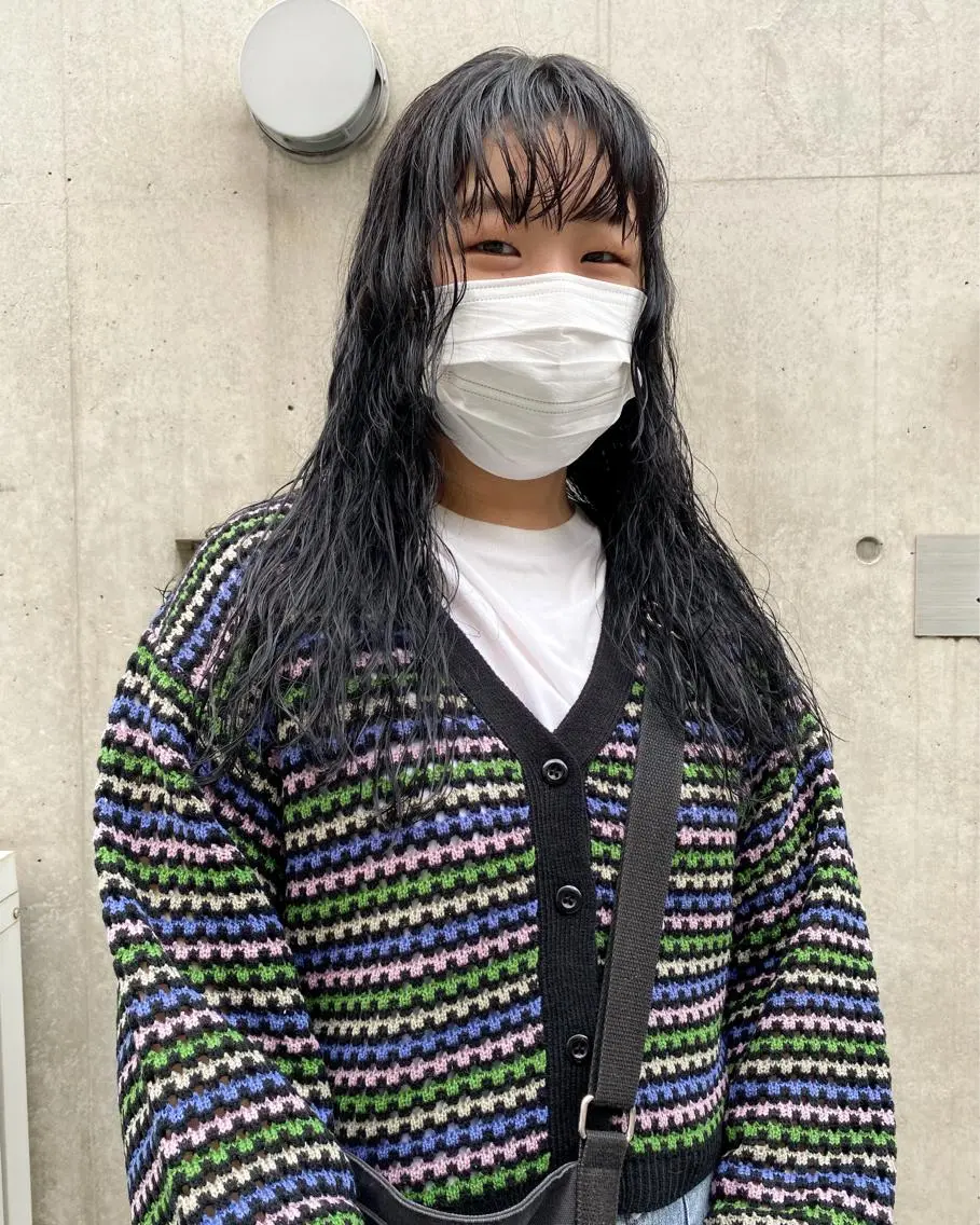 ロング カラー パーマ ヘアアレンジ メンズ キッズ ネイル マツエク・マツパ メンズブリーチ メンズパーマ ブリーチ パーマスタイル🔅 sayacaのヘアスタイル