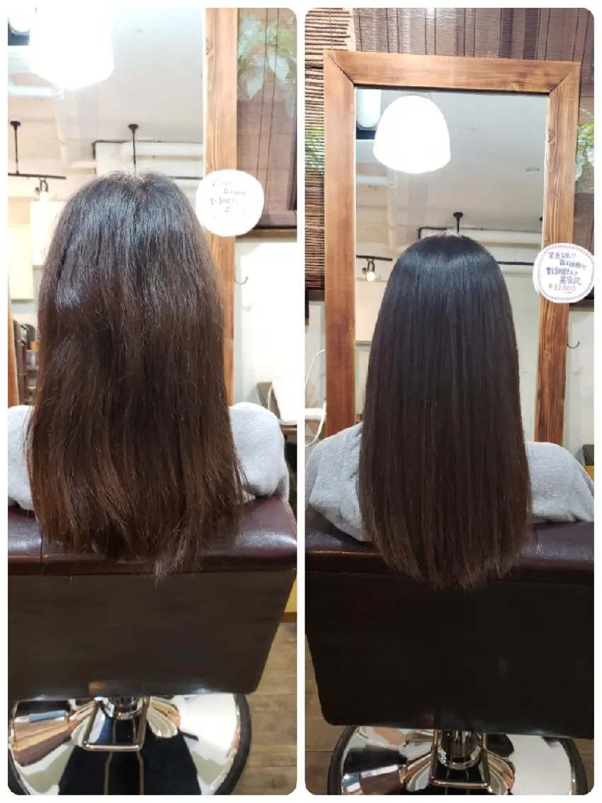 セミロング 髪質改善 鈴木 昌浩のヘアスタイル