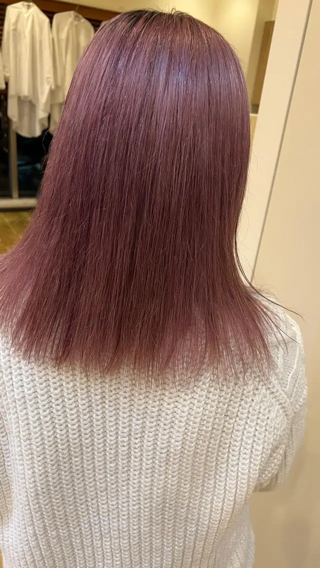 ミディアム rino🤍 恵比寿レイヤーカットのヘアスタイル