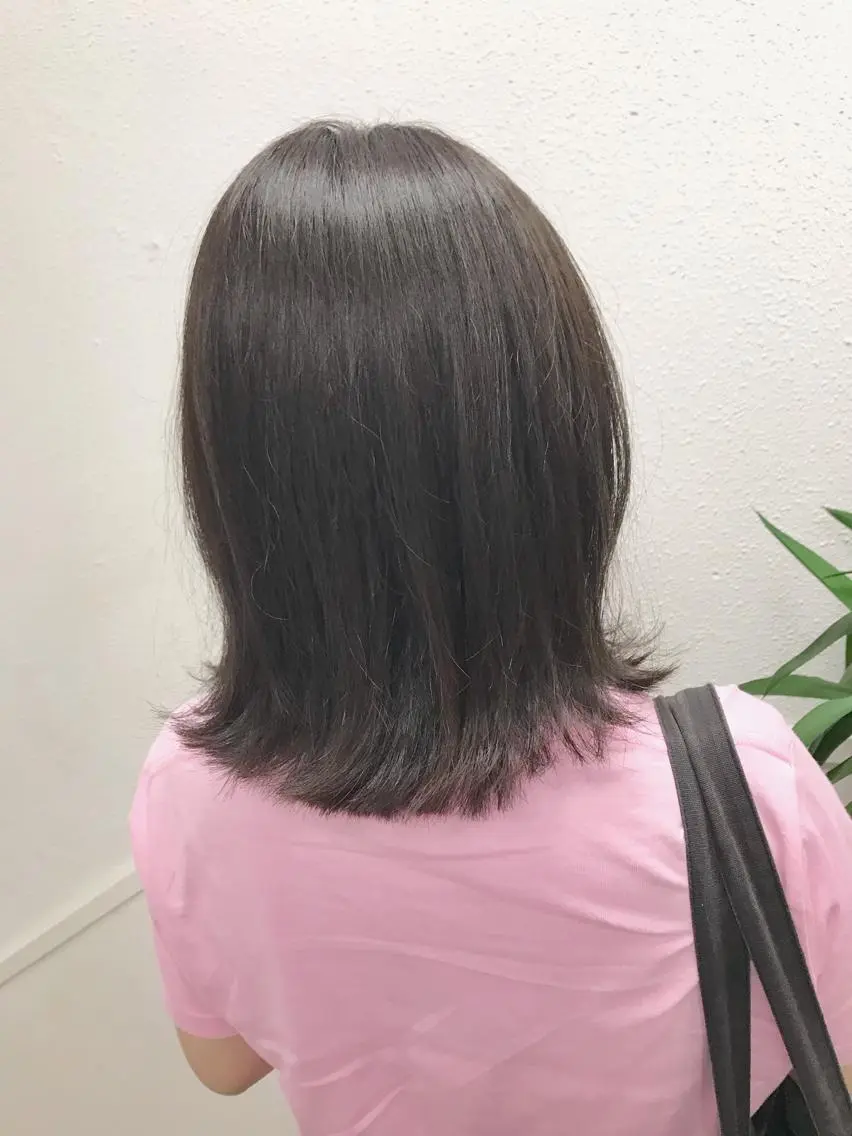 ミディアム 韓国 縮毛矯正 髪質改善 木村のヘアスタイル