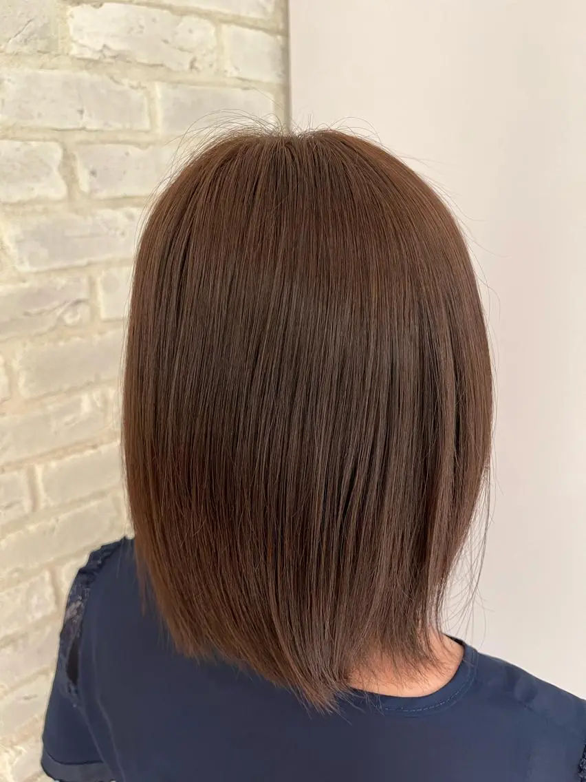 ロング 🤎艶感ベージュ/ ミルクティー🤎のヘアスタイル