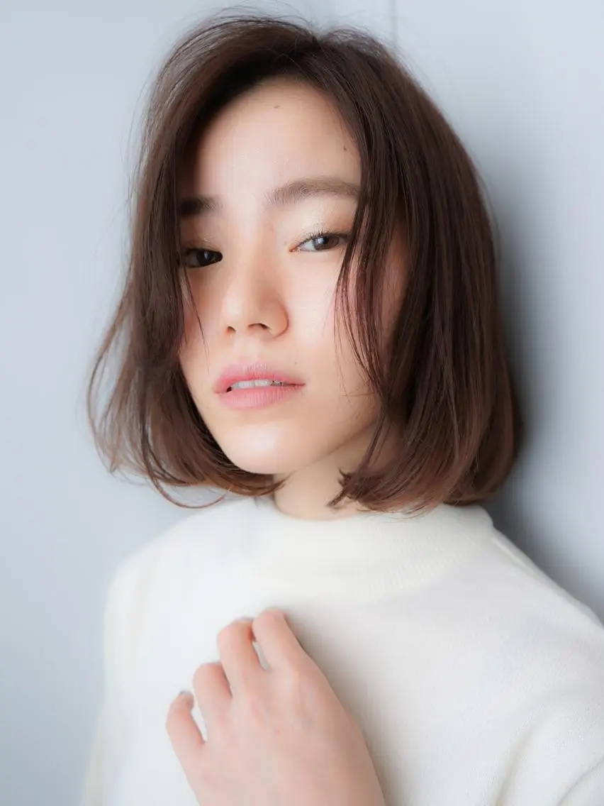 ミディアム カラー レイヤーカット✂️ 横浜No1♡下鳥翔子のヘアスタイル