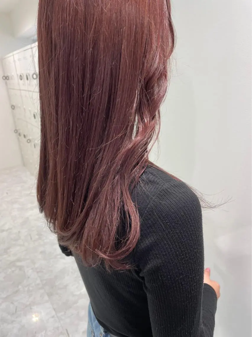 ロング カラー ヘアアレンジ スパイキー/フェザー /波巻き/かいとのヘアスタイル