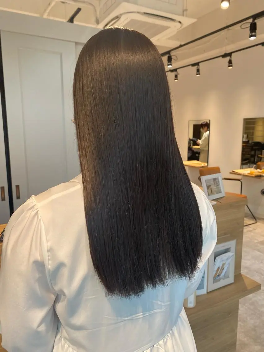 ロング カラー 透明感カラー オスズ 🎀´-のヘアスタイル
