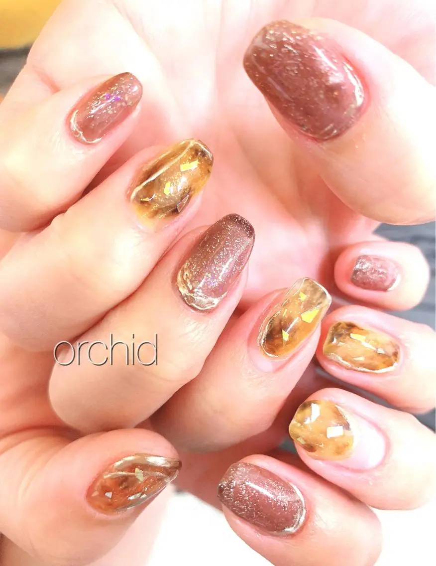 ネイル orchid ♡オーキッドのネイルデザイン