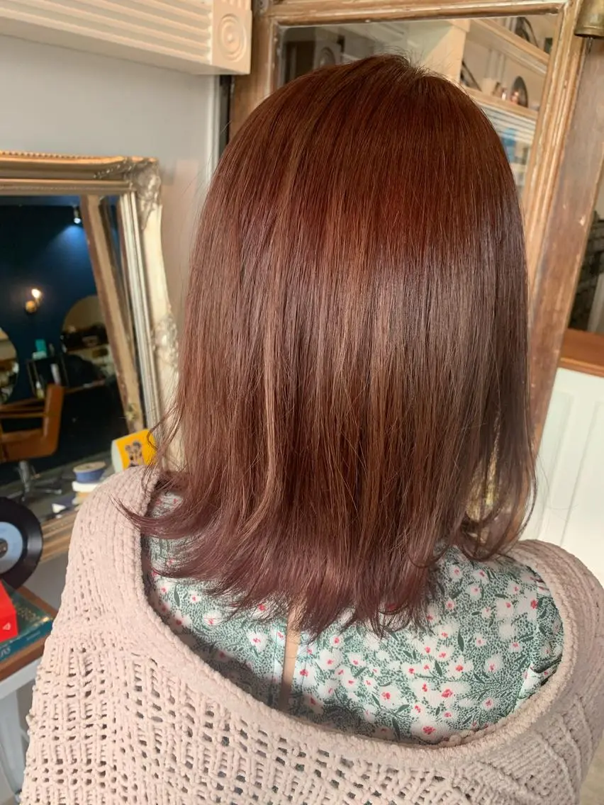 ミディアム ヘアカラー トリートメント ヘッドスパ ヘアセット 大宮/山口 竣也のヘアスタイル