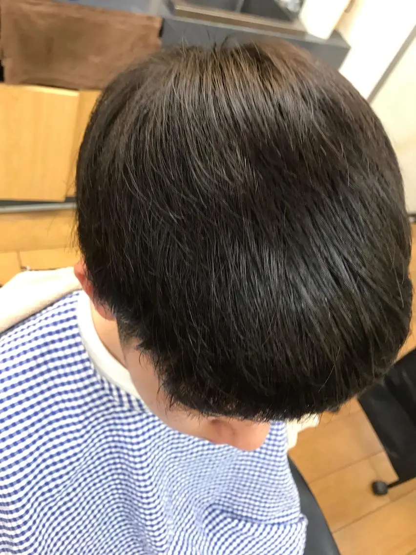 ショート メンズ ダウンパーマ メンズパーマ 【癒しのバーバー】 小野寺のヘアスタイル