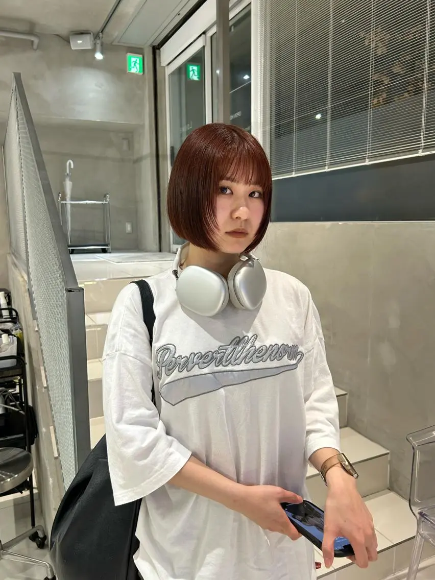 ショート カラー ヘアカラー bob/ aoiのヘアスタイル