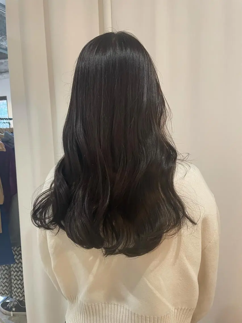 セミロング カラー ブリーチ グレージュ ラベンダーカラー ラベンダーグレージュ ラベンダーグレー カット ヘアカラー トリートメント 中目黒🌼 🌼ハナのヘアスタイル