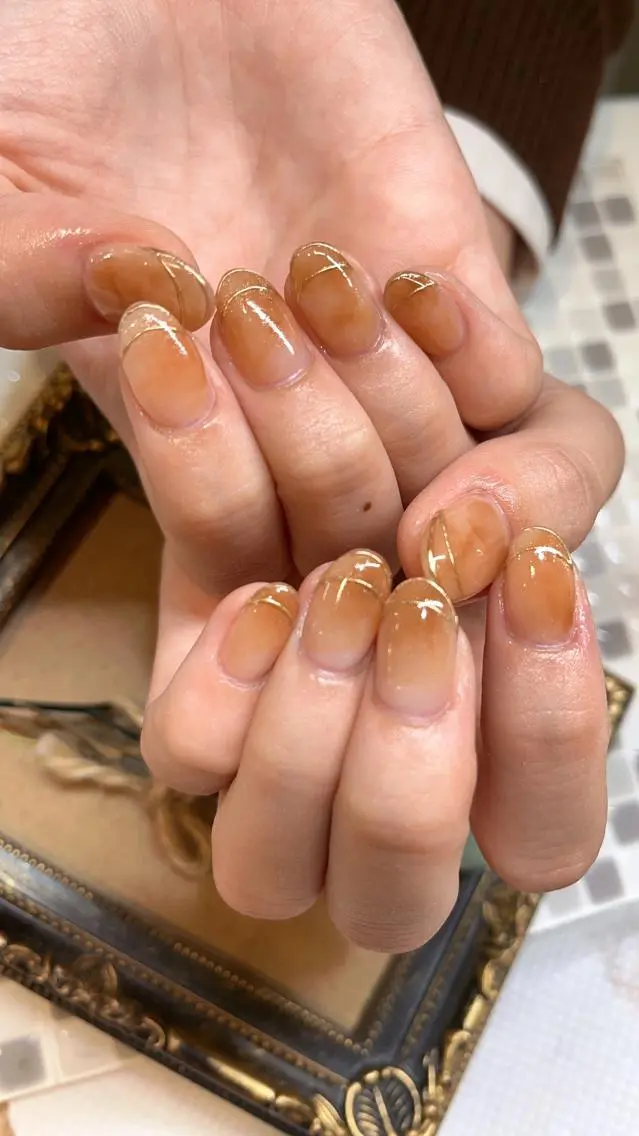 ネイル ニュアンスネイル シンプルネイル nailist yuiのネイルデザイン