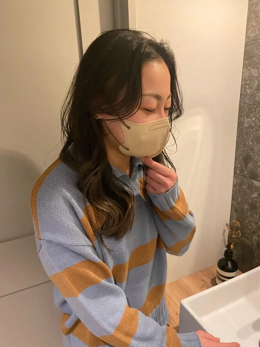 ロング レイヤーカット ムナカタ アカリのヘアスタイル