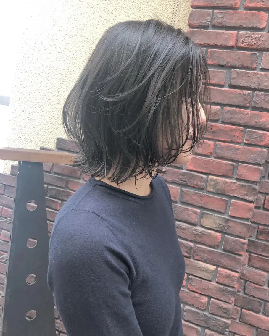 ミディアム カラー nakahara madokaのヘアスタイル