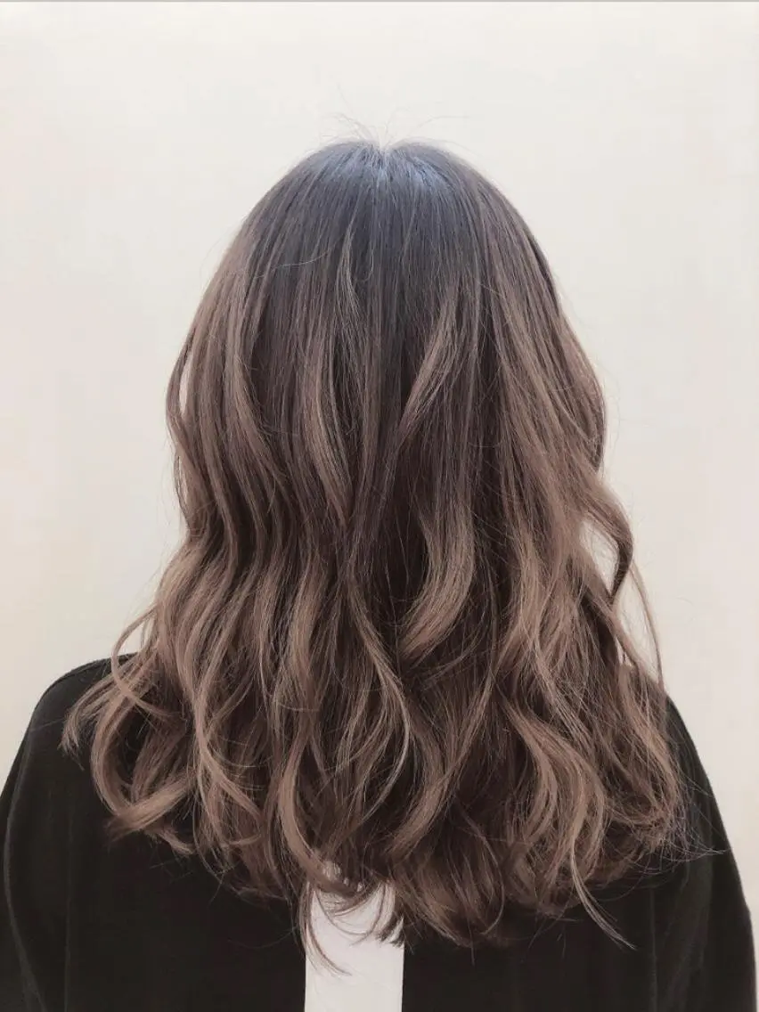 ロング 静岡/草薙パーマ メンズバレイヤージュのヘアスタイル
