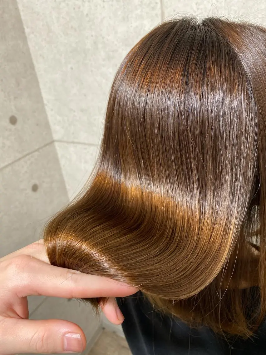 セミロング トリートメント 酸熱トリートメント RecheRche 池袋のヘアスタイル