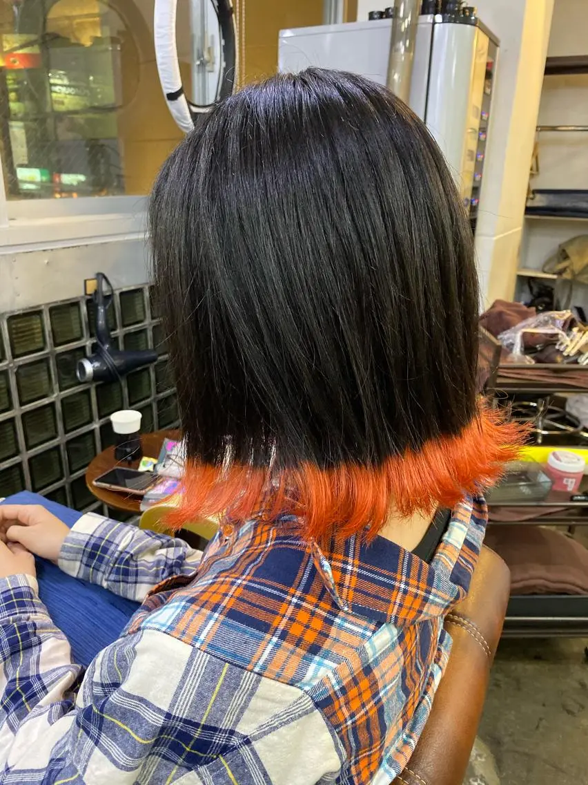 ミディアム カラー 【艶髪×韓国風】 毛流れ職人 RYOのヘアスタイル