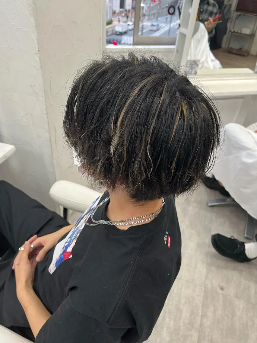 ミディアム メンズ専門美容師店長 💈高橋和真💈のヘアスタイル