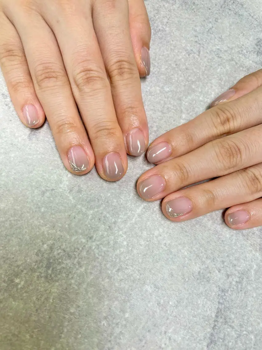 ネイル イースター フットネイル フレンチネイル ジェルネイル ガラスフレンチ ハンドネイル .N YUKIのネイルデザイン