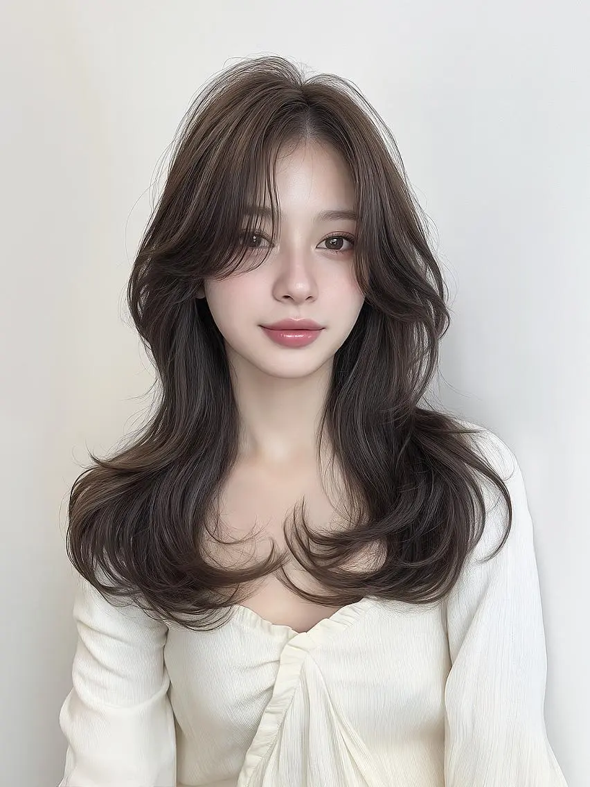 ロング [siie] カキのヘアスタイル