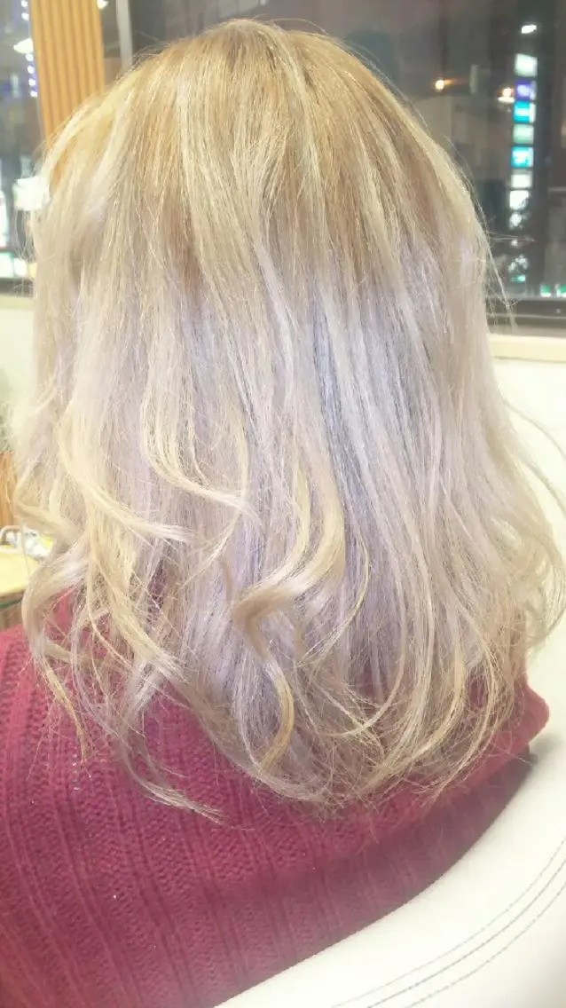 ミディアム カラー ダブルカラー ピンクカラー トリートメント 脇田 雄大のヘアスタイル