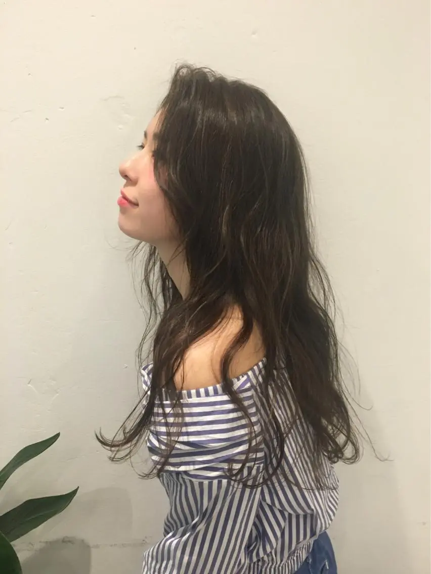 ロング カラー ヘアアレンジ 透明感カラー Teramura Kaoriのヘアスタイル