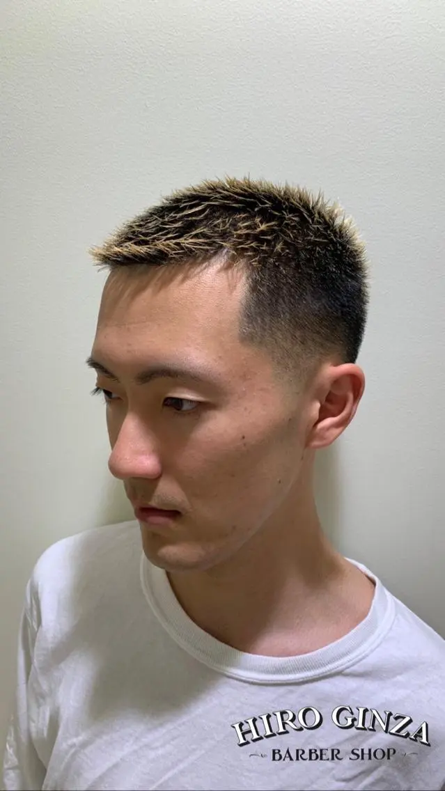 ショート メンズ 猪井 明のヘアスタイル