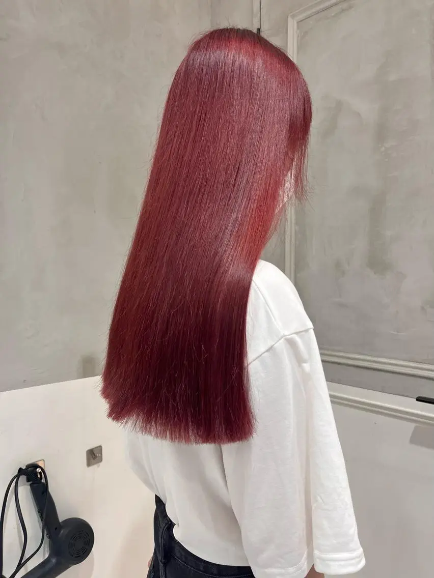 ロング カラー ヘアカラー トリートメント ヘアセット 垢抜け/レイヤー /艶カラー🪼風香のヘアスタイル