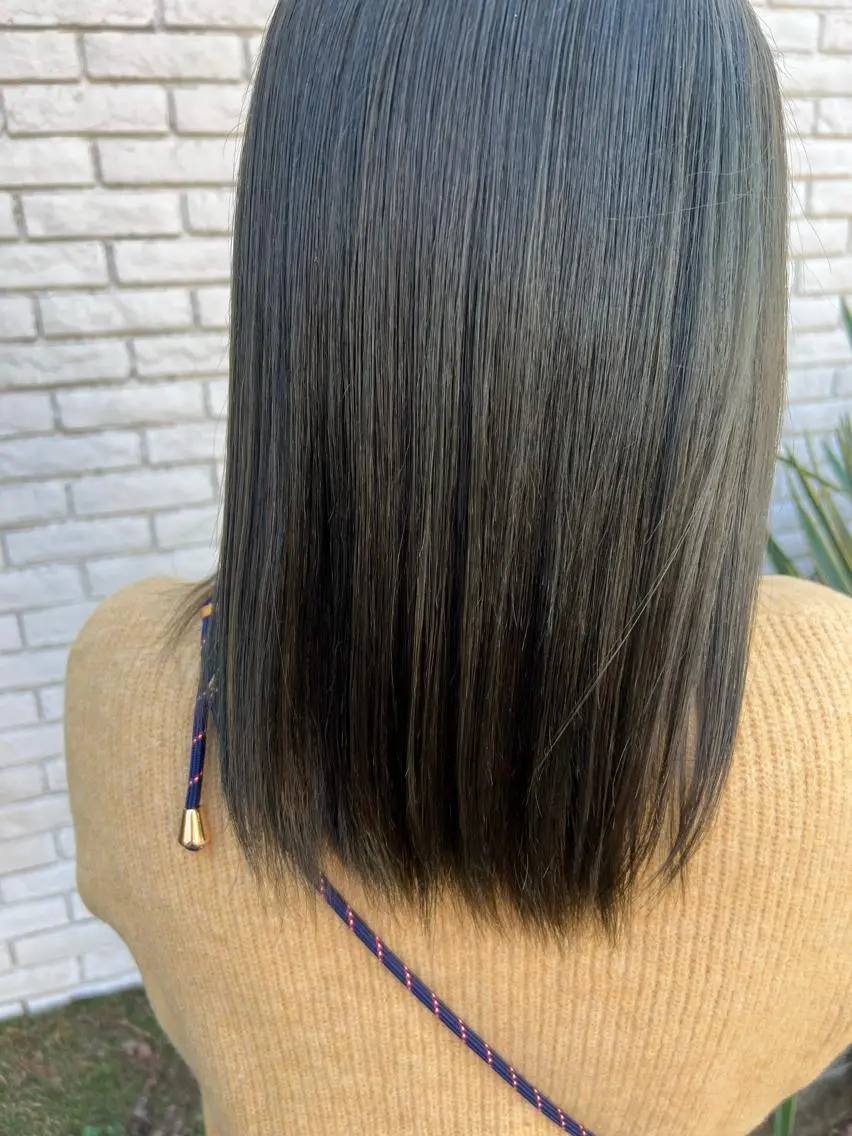 ミディアム カラー ブラウンカラー オリーブブラウン 鹿児島美容室 NATSUKIのヘアスタイル