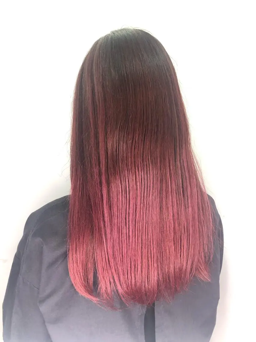 ロング カラー グラデーションカラー ピンクカラー 🤎ベージュカラー/ 髪質改善/山岸🤎のヘアスタイル