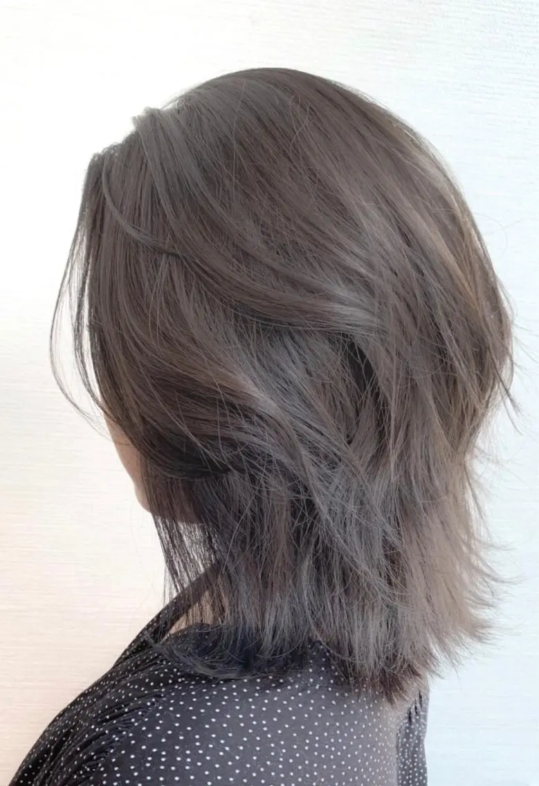 ミディアム soelle Hanaのヘアスタイル